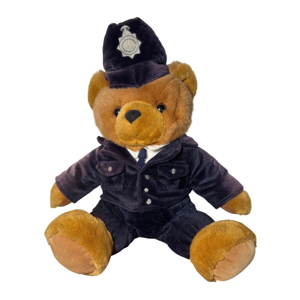 Keel Toys Simply Soft Collection Police Officer Teddy Bear Plush 14 Inch